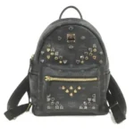 MCM リュックサック レザー ブラック