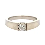 スタージュエリー Pt950 ダイヤ リング 0.233ct