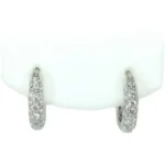 ギメル Pt950 ダイヤ ピアス/イヤリング 0.818・0.807ct　