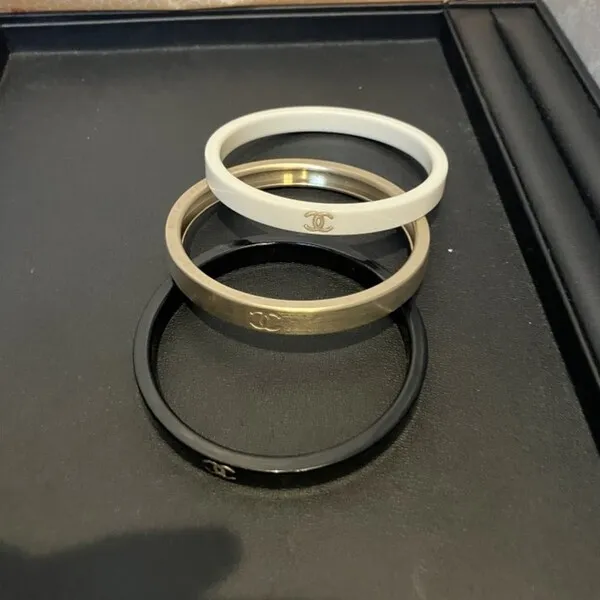 シャネル　ココマーク　3連バングル　ブレスレット
