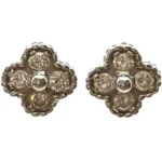 ヴァンクリーフ&アーペル スウィートアルハンブラ ピアス イヤリング K18