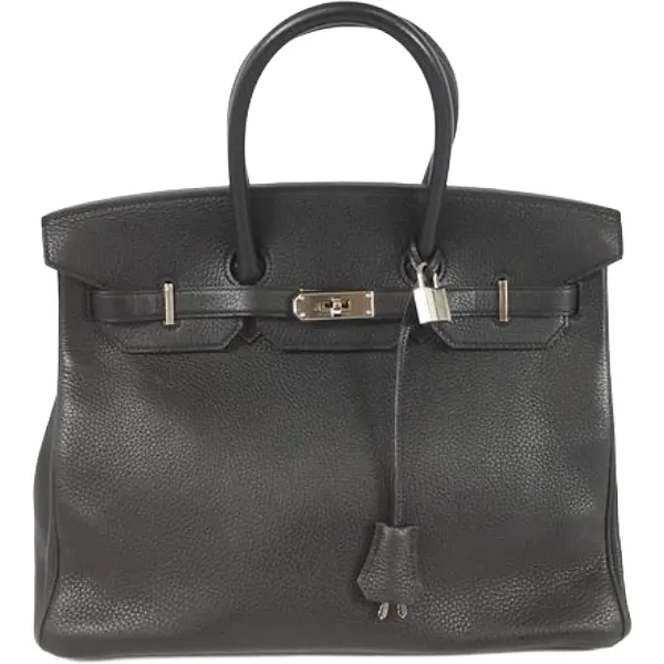 エルメス バーキン35 ハンドバッグ レザー A刻印 シルバー金具