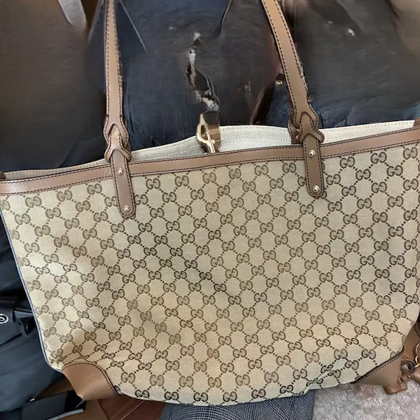 グッチ　GGキャンバス　トートバッグ