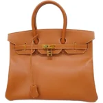 エルメス バーキン35 ハンドバッグ レザー □D刻印 ゴールド金具