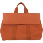 エルメス ヴァルパライソMM ハンドバッグ キャンバス シルバー金具
