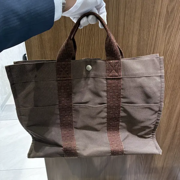 エルメス　エールライン　トートバッグ