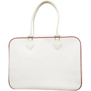 エルメス プリュム32 ハンドバッグ レザー □H刻印 シルバー金具