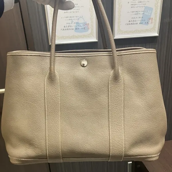 エルメス　ガーデンパーティ　トートバッグ