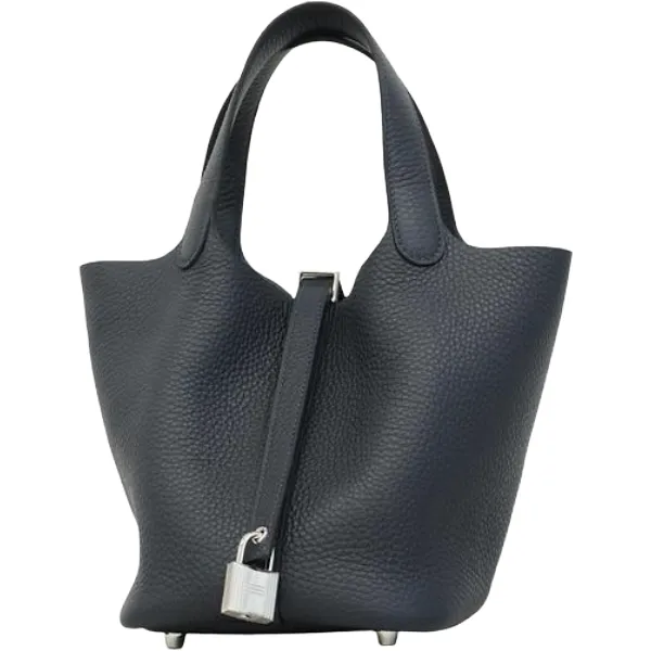 エルメス ピコタンロックPM ハンドバッグ レザー K刻印 シルバー金具