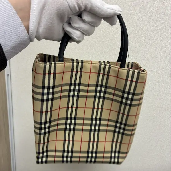 バーバリー　ノバチェック　ミニトートバッグ