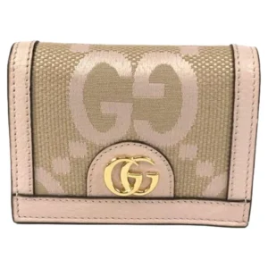 グッチ ジャンボGG 財布 キャンバス レザー