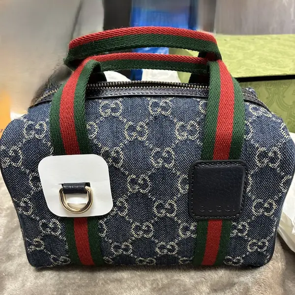 グッチ　オフィディア　ミニGGボストンバッグ