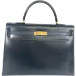 エルメス ケリー35 ハンドバッグ レザー ○I刻印 ゴールド金具