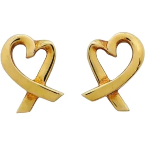 ティファニー ラビングハート ピアス イヤリング