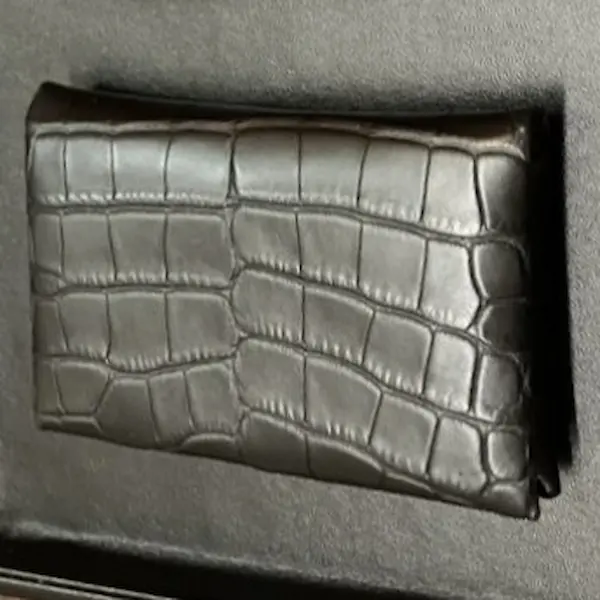 エルメス　カルヴィ　カードケース　K刻印