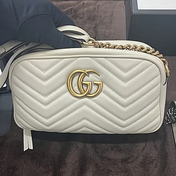 グッチ　GGマーモント　スモール カメラバッグ　447632
