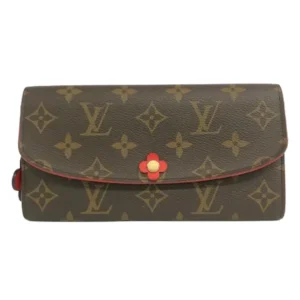 ルイ・ヴィトン モノグラムフラワー ポルトフォイユエミリールージュ 財布 M62941