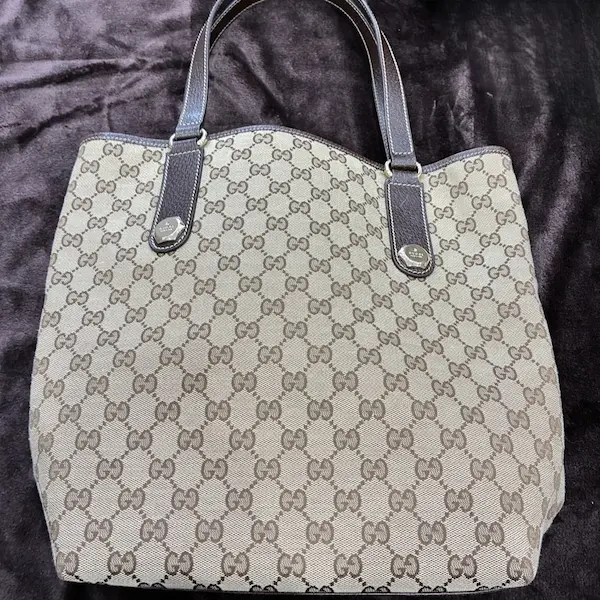 グッチ　GGキャンバス　トートバッグ