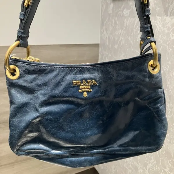 プラダ　ヴィッテロ シャイン　ショルダーバッグ