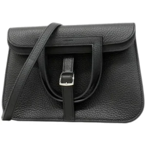 エルメス アルザン25 ハンドバッグ レザー K刻印 シルバー金具