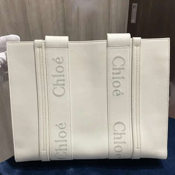 クロエ　ウッディ　トートバッグ