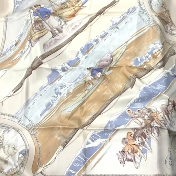 エルメス　カレ90　グリーンランド