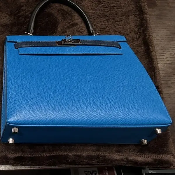 エルメス　ケリー25　トリコロール　W刻印
