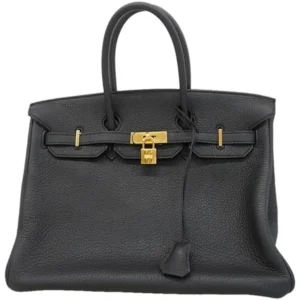 エルメス バーキン35 ハンドバッグ レザー □O刻印 ゴールド金具
