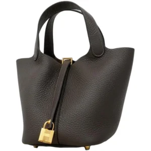 エルメス ピコタンロックPM ハンドバッグ レザー K刻印 ゴールド金具