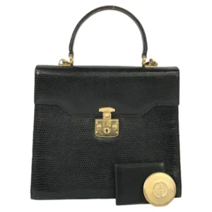 グッチ オールドグッチ レディロック ハンドバッグ レザー