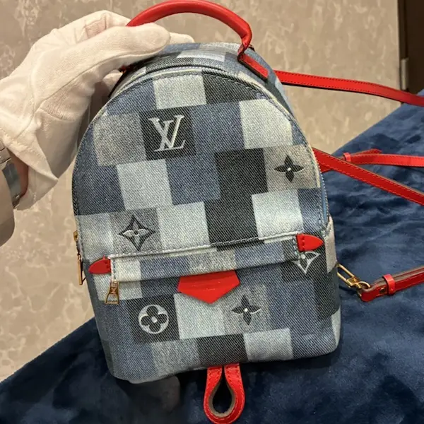 ルイ・ヴィトン　モノグラム・デニム　パームスプリングス バックパック MINI