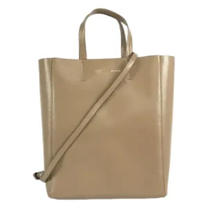 セリーヌ バーティカルカバスモール ハンドバッグ レザー