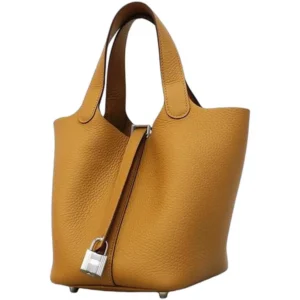 エルメス ピコタンロックPM ハンドバッグ レザー K刻印 シルバー金具