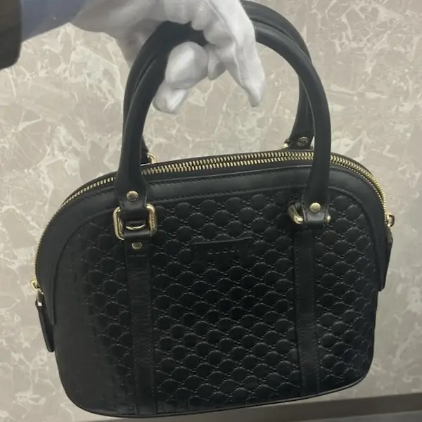 グッチ　マイクログッチシマ　ミニドーム　2WAY ハンドバッグ