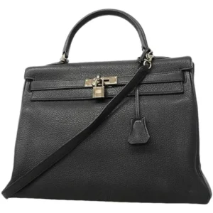 エルメス ケリー35 ハンドバッグ レザー □N刻印 シルバー金具