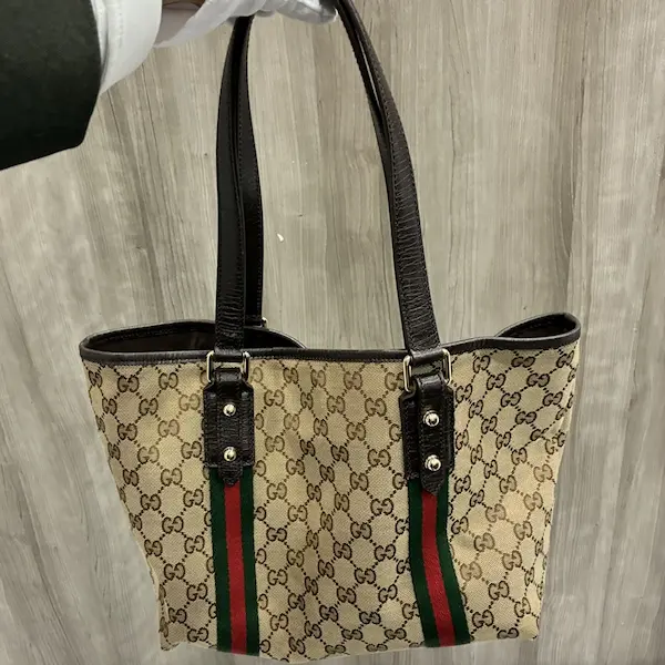 グッチ　GGキャンバス　シェリー　トートバッグ
