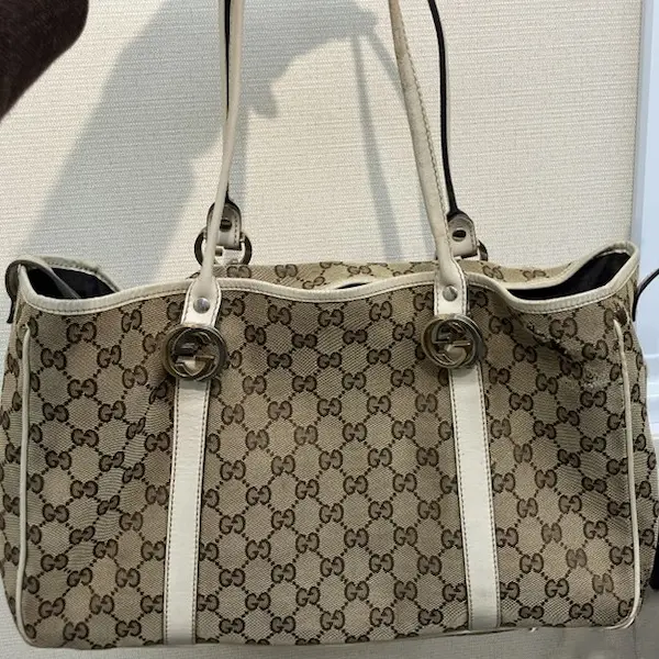 グッチ　GGツインズ　GGキャンバス　トートバッグ