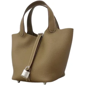 エルメス ピコタンロックPM ハンドバッグ レザー K刻印 シルバー金具