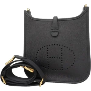 エルメス エヴリン23 ショルダーバッグ レザー G刻印 ゴールド金具