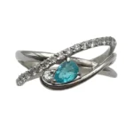 パライバトルマリン リング 0.263 ct
