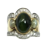 トルマリンキャッツアイ リング 5.8 ct