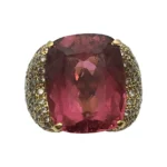 ピンクトルマリン リング 21.46 ct