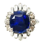 サファイア リング 6.16ct