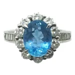 アクアマリン リング 2.42 ct