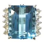 アクアマリン リング 18.15ct