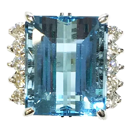 アクアマリン リング 18.15ct