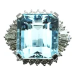 アクアマリン リング 13 ct