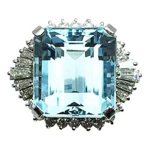 アクアマリン リング 13 ct