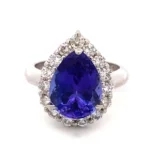 タンザナイト リング 6.01 ct