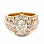 K18 ダイヤモンド リング 2.027 ct